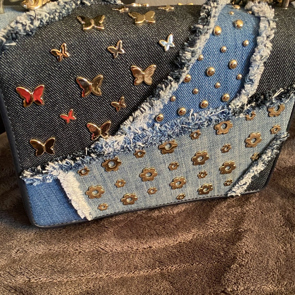 Michael Kors Denim CrossBody Bag